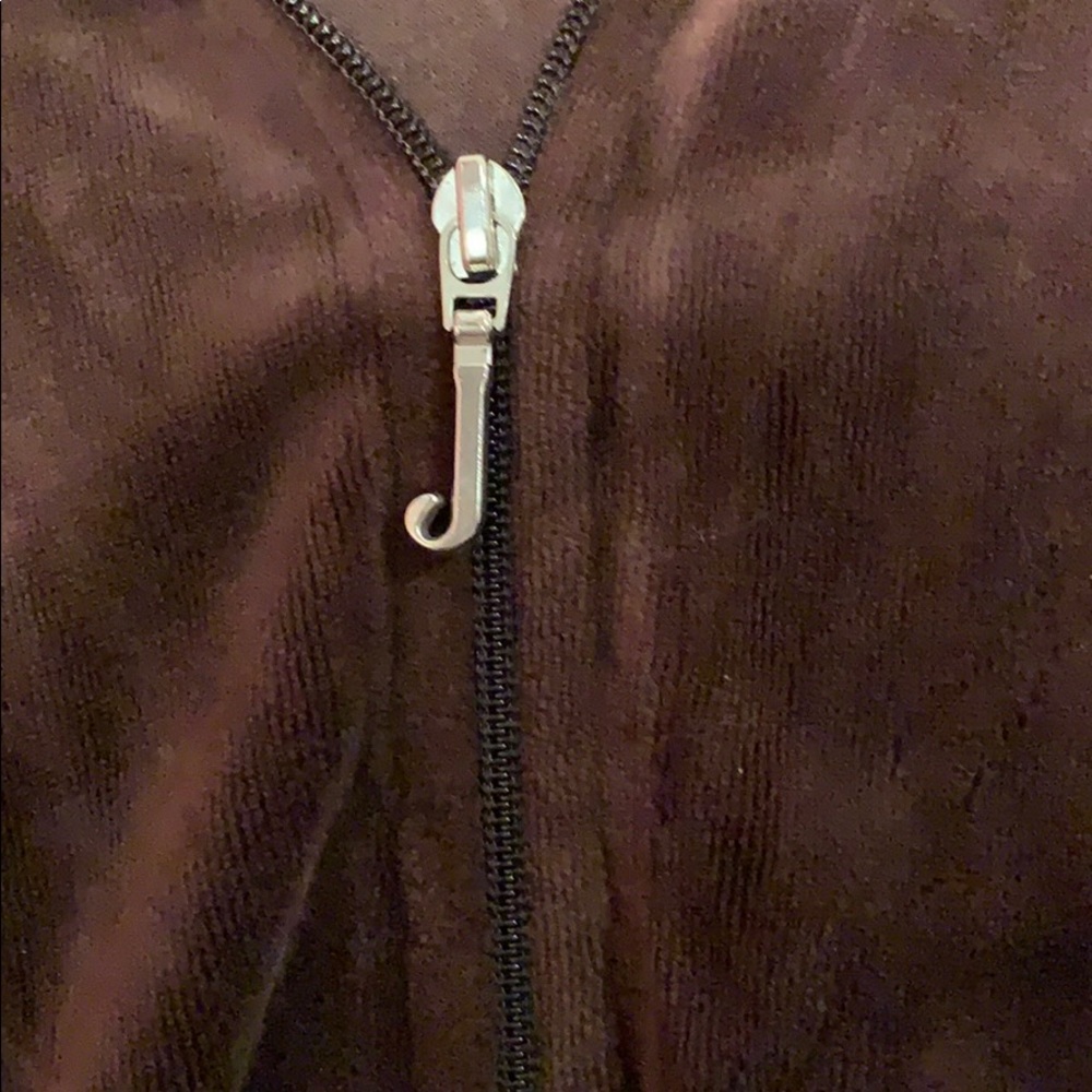 Juicy full zip velour